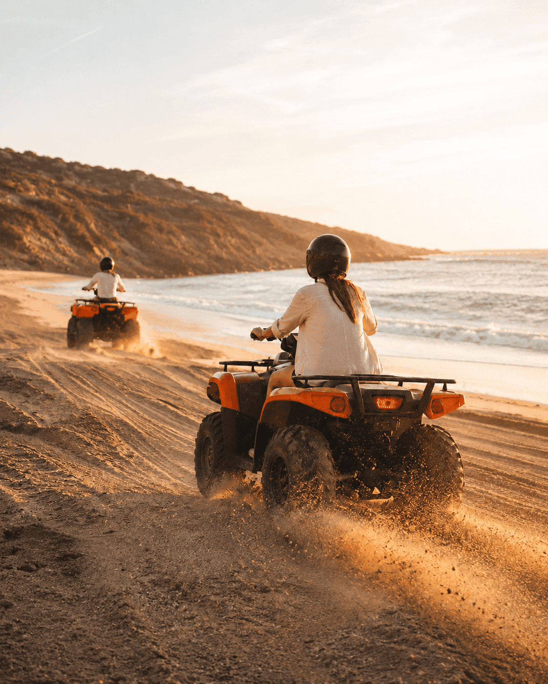 Quad on Mehdia Beach